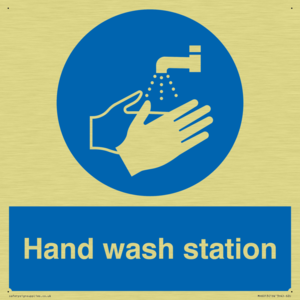 Hand wash station